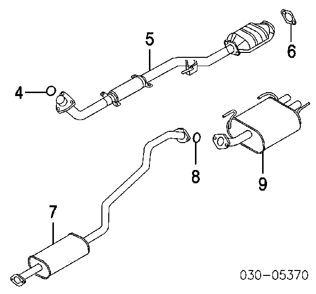 Прокладка глушника 206956N200 Nissan/Infiniti