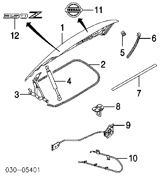 Кріплення бокового молдинга Renault (RVI) 155310501 ціна, від 0.63 USD
