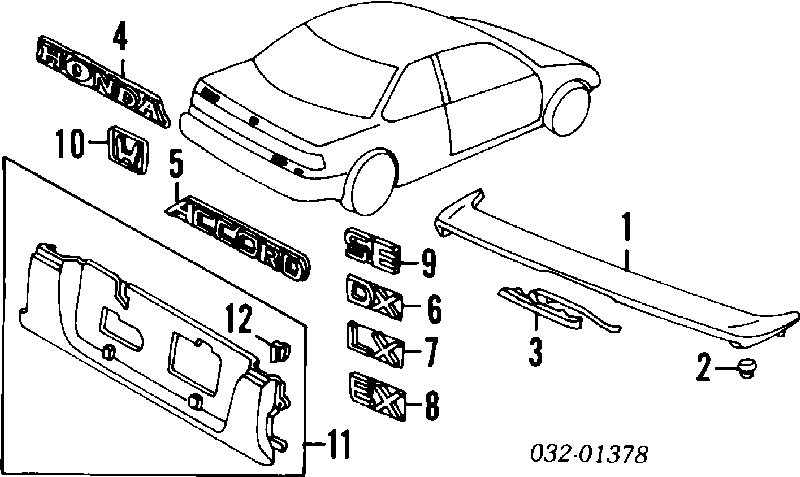  75525SD4013 Honda