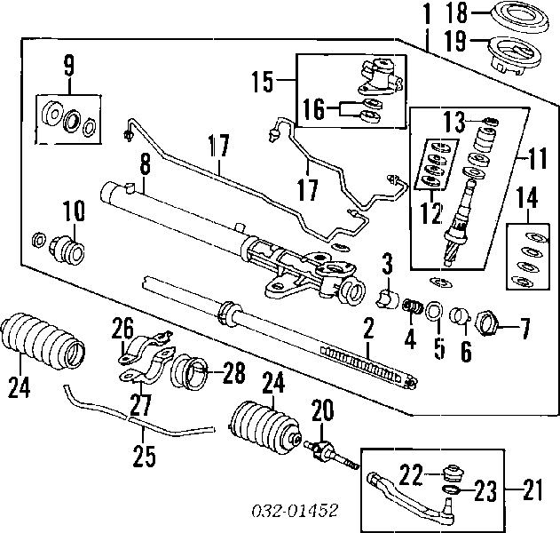 Тяга рульова Febi 42222