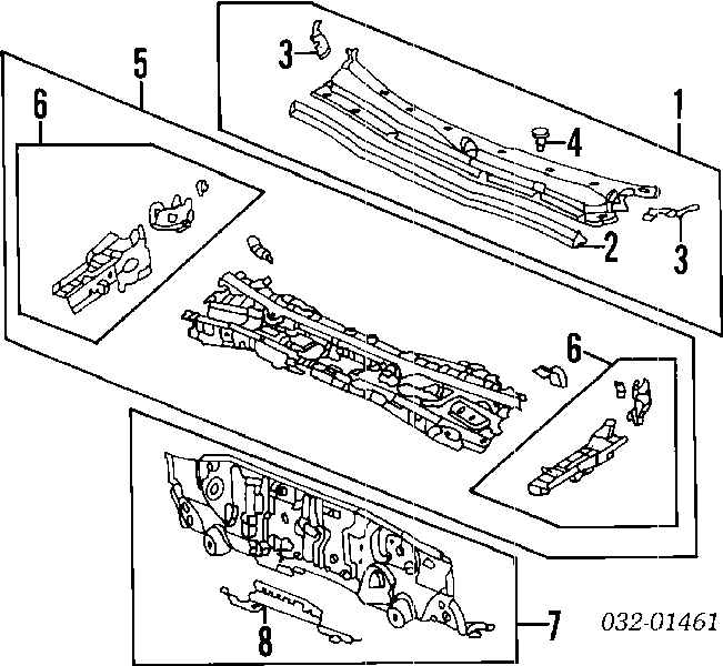 Автоскло Honda 91501SM4003 ціна, від 0.53 USD