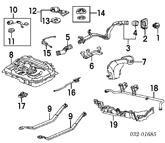 Елемент-турбінка паливного насосу 5862022350 Isuzu