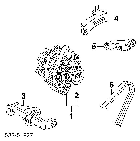 31141PV1A01 Honda Обгонна муфта генератора