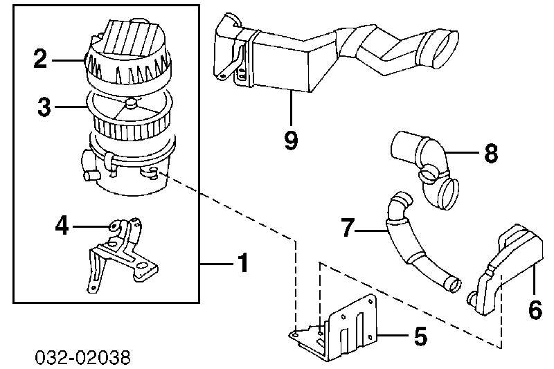 Фільтр паливний 8970687830 Honda