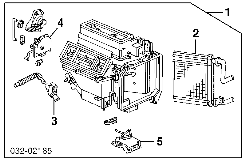 Радіатор пічки (обігрівача) 79110S84A01 Honda