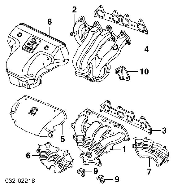 Прокладка випускного колектора Honda 18115P0A003 ціна, від 17.75 USD