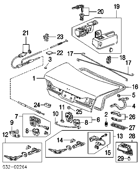 Купити 74851S84A21 Honda 