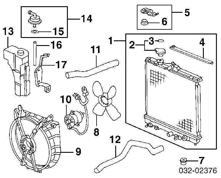 Кришка/пробка розширювального бачка 19102P2A000 Honda