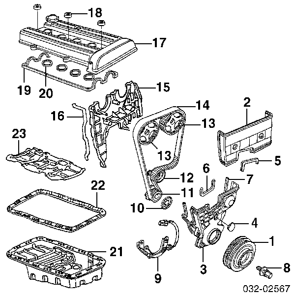  13622PR3000 Honda