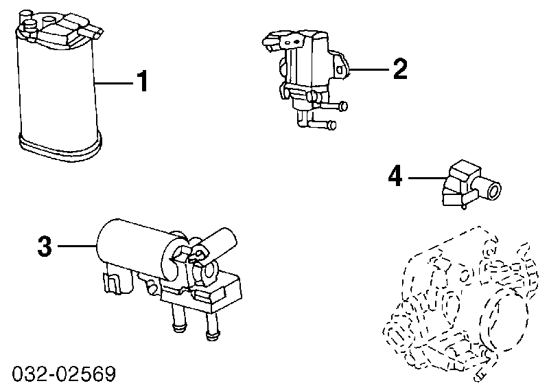 Клапан/регулятор холостого ходу TQ16069 Tqparts