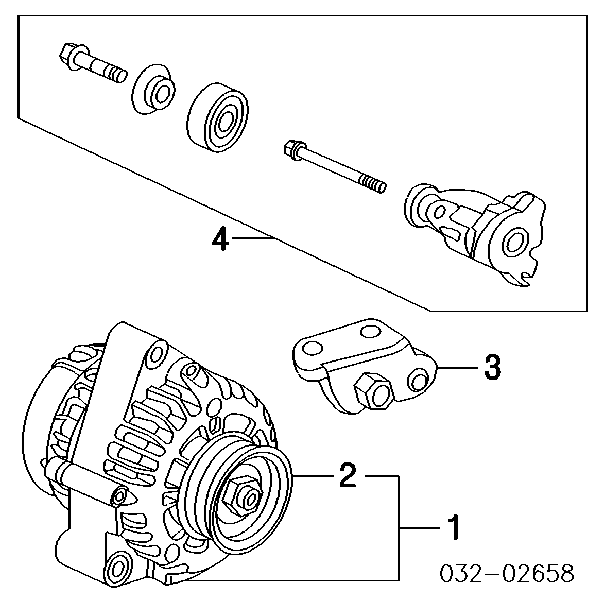 Натягувач приводного ременя 31170PGKA01 Honda