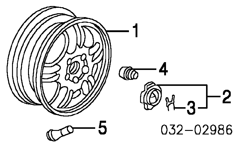 Ковпак колісного диска 44732S10J10 Honda