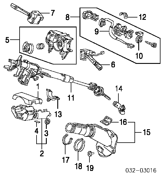 Контакти замку запалювання Honda 35130S84A01 ціна, від 29.50 USD