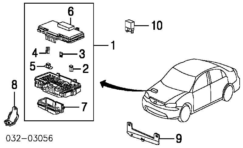 9820041500 Honda Запобіжник