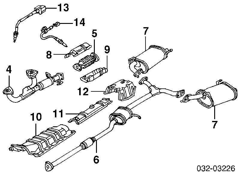 Купити 36531P8CA01 Honda Лямбдазонд, датчик кисню до каталізатора