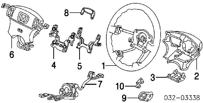  78501S5AJ61ZA Honda