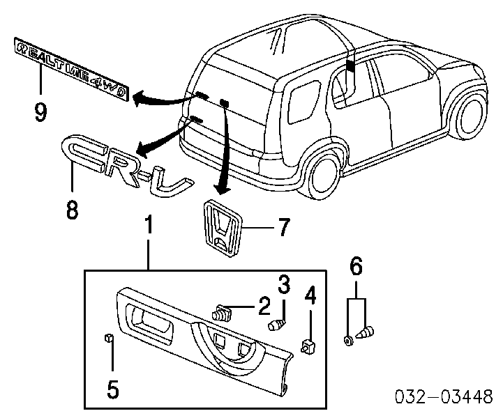  90501S9A003 Honda