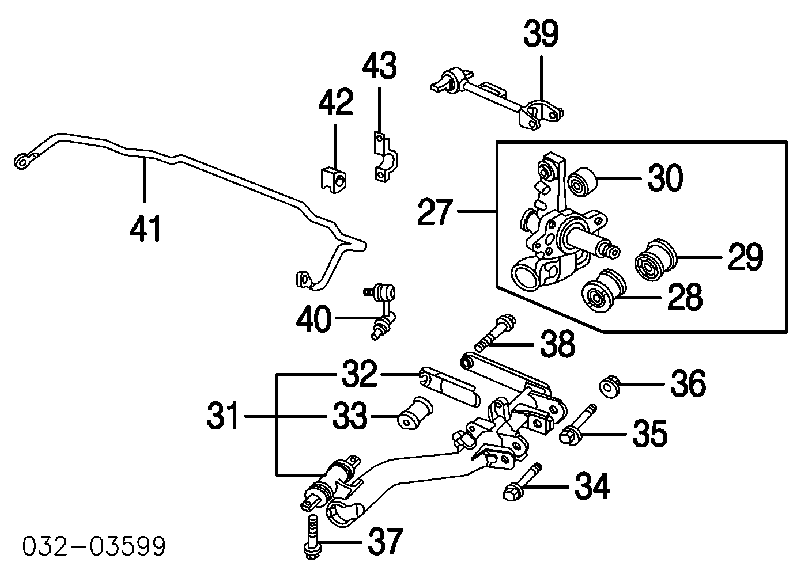  52390S5BA10 Honda