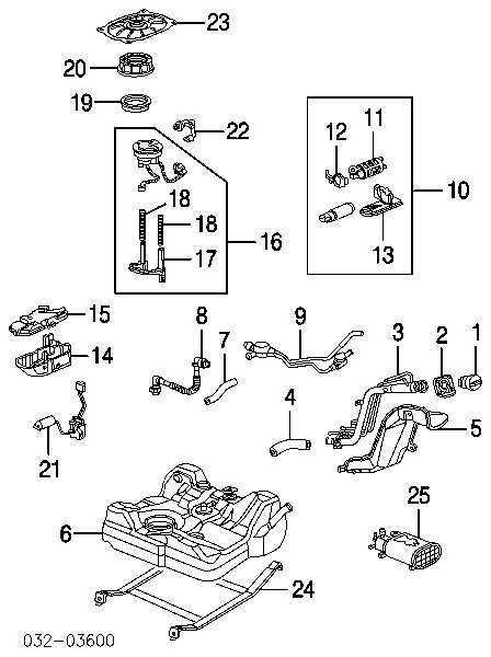  17040S5B930 Honda