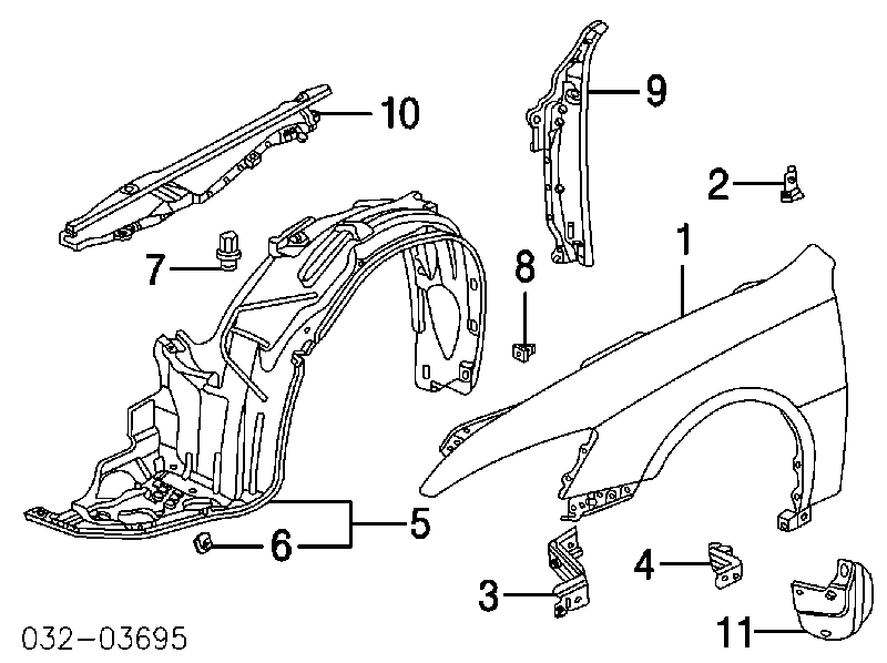  74206SDNA00 Honda