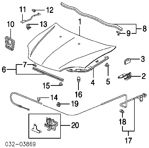  91501SF1003 Honda