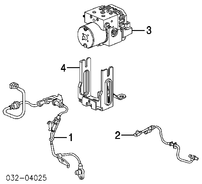 AB1911 NTK датчик абс (abs задній, лівий)