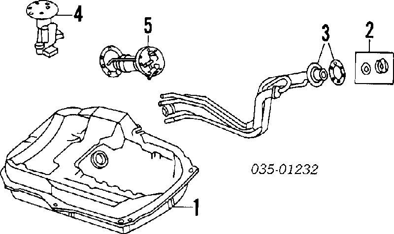 Шланг заливної горловини, паливного бака Mazda GN5142210 ціна, від 96.68 USD