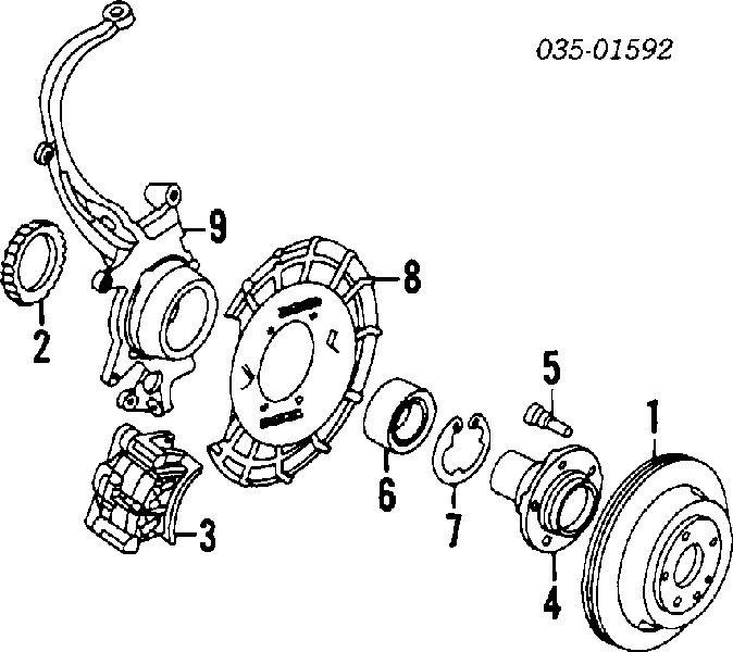 Гальмівні диски J00126251D Mazda