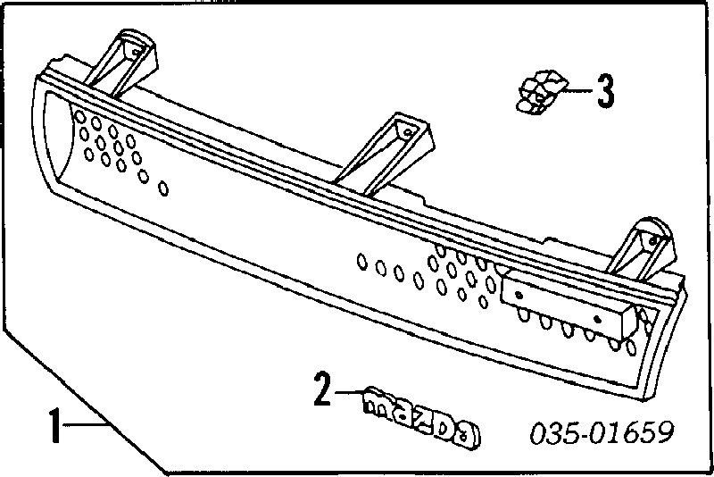 Решітка радіатора G21950710A Mazda