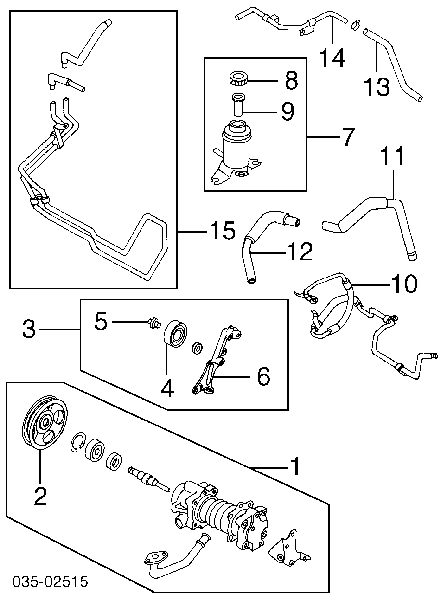 GA2E32420C Mazda Трубка високого тиску ГПК