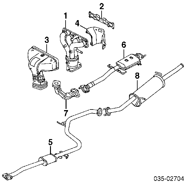 Купити BPD313460 Mazda Прокладка колектора