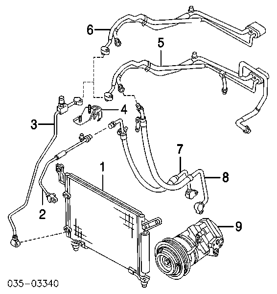 LD4761480 Mazda Конденсатор