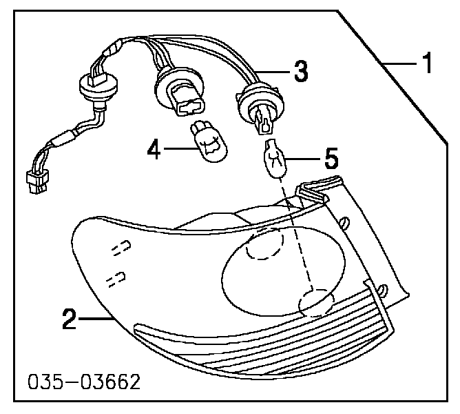 Лампочка 997008215 Mazda