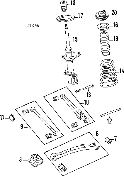  20362AA610 Subaru