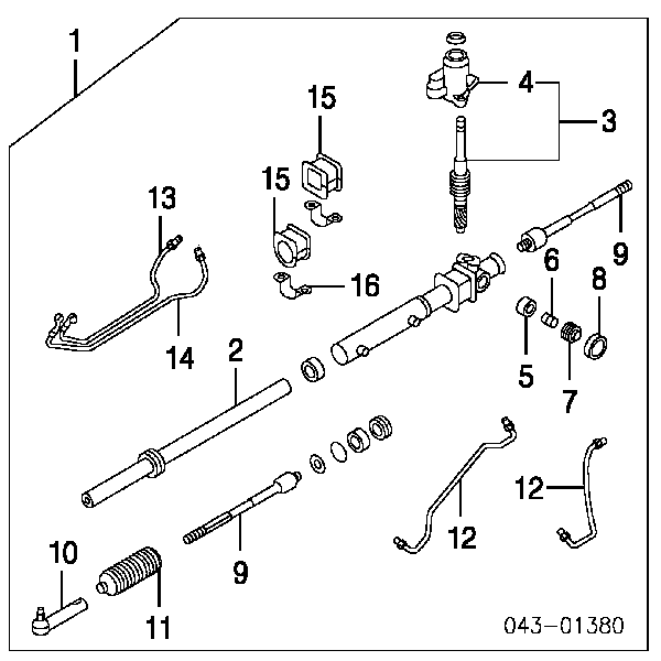  Рейка рульова Subaru Outback 