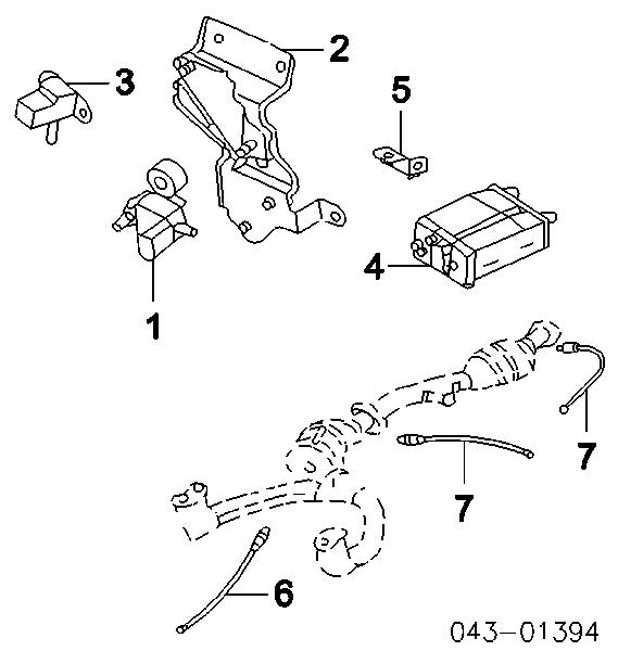 Лямбдазонд, датчик кисню до каталізатора 22641AA03C Subaru