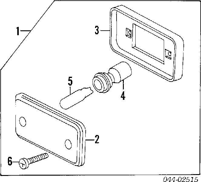 Цоколь (патрон) лампочки підсвічування номера на Toyota RAV4 (A4)