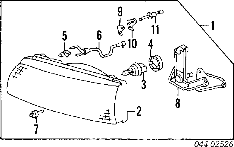 Лампочка 9098113027 Toyota