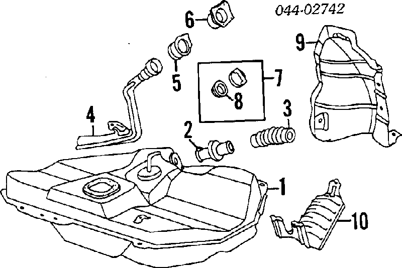 Пробка паливного бака Toyota 7731012140 ціна, від 19.00 USD