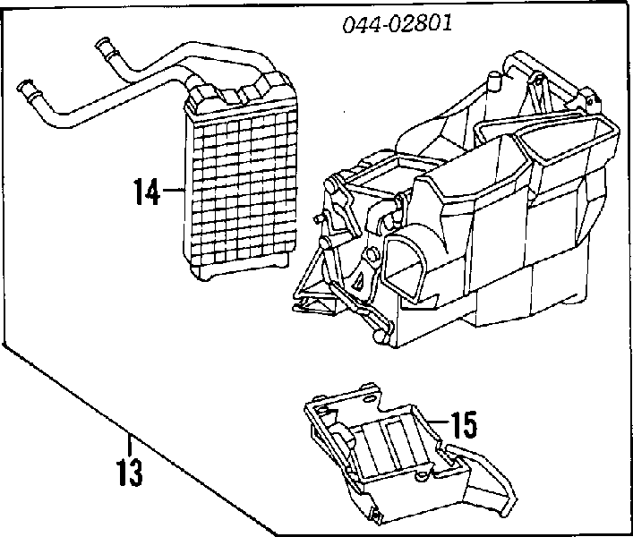 Радіатор пічки (обігрівача) 8710789118 Toyota