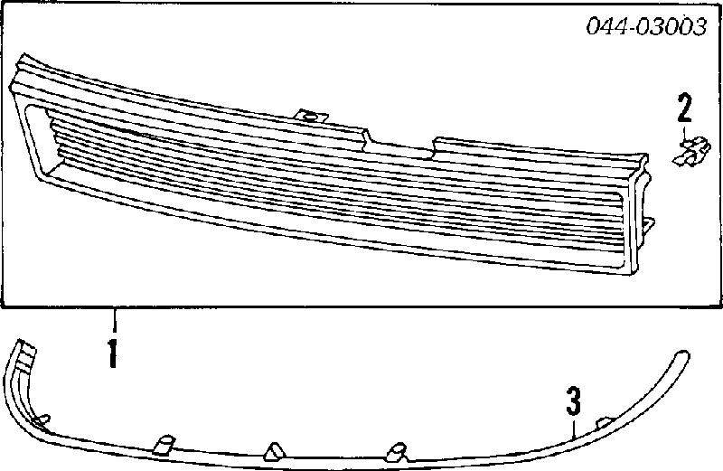 Решітка радіатора 5310112490 Toyota