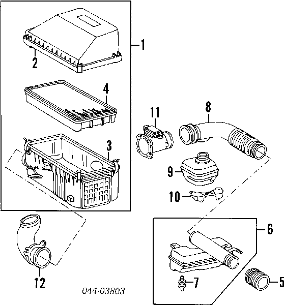 Повітряний фільтр 178010W010 Toyota