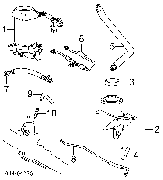 4431017011 Toyota Насос гідропідсилювача
