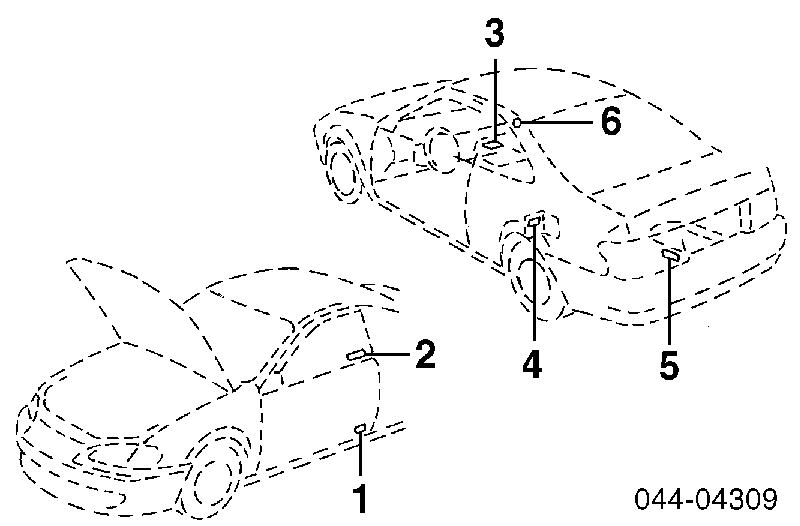 Емблема кришки багажника, фірмовий значок Toyota RAV4 2 (XA2) (Тойота Рав4)