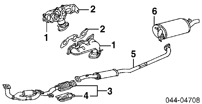 Купити Прокладка колектора Toyota Camry IV V20