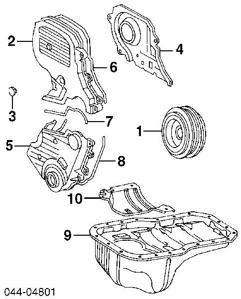 Купити 1210174050 Toyota Захист двигуна
