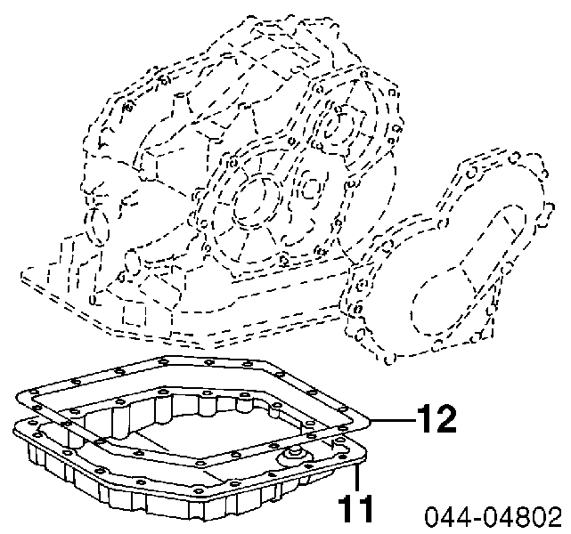 3516833020 Toyota Прокладка піддону АКПП