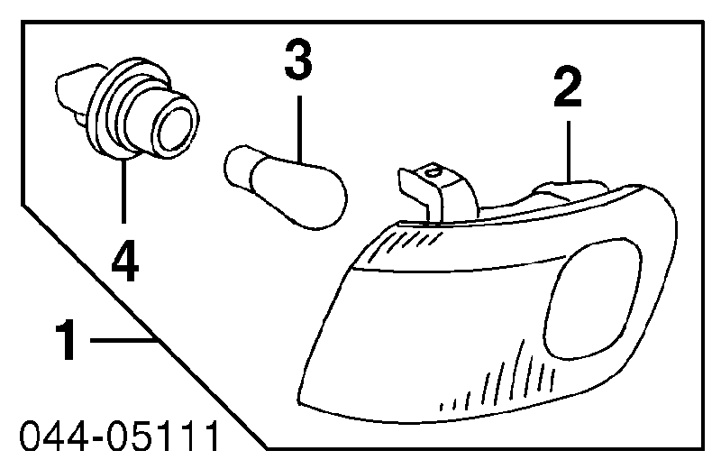 8151002070 Toyota Покажчики повороту (передні)