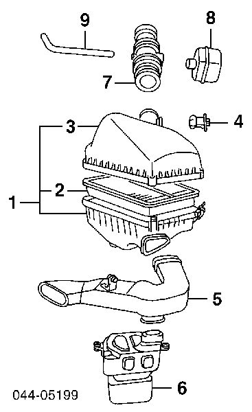 ДМРВ 2220420010 Toyota