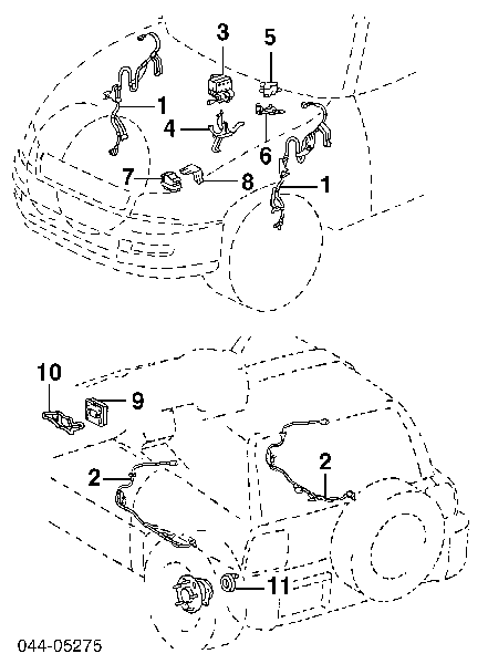 Датчик АБС (ABS) задній, лівий 8954642020 Toyota